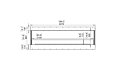 Flex 86 - Technical Drawing / Front by EcoSmart Fire