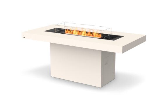 Gin 90 (Bar) Fire Pit - Ethanol - Black / Bone / Optional Fire Screen by EcoSmart Fire
