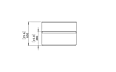 Relax S37 Furniture - Technical Drawing / Front by Blinde Design
