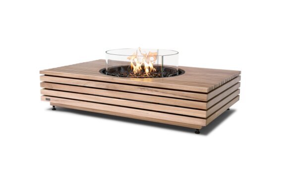 Martini 50 Fire Pit - Gas LP/NG / Teak / *Accessory inclusions may vary / Teak colours may vary by EcoSmart Fire