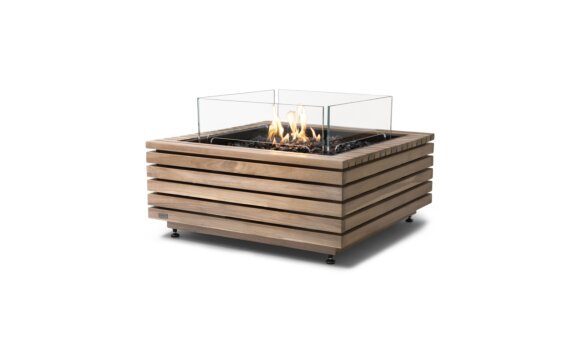Base 30 Fire Pit - Gas LP/NG / Teak / *Accessory inclusions may vary / Teak colours may vary by EcoSmart Fire