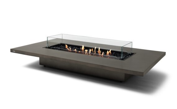 Daiquiri 70 Fire Pit - Ethanol - Black / Natural / Optional fire screen by EcoSmart Fire