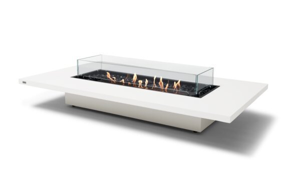 Daiquiri 70 Fire Pit - Ethanol - Black / Bone / Optional fire screen by EcoSmart Fire