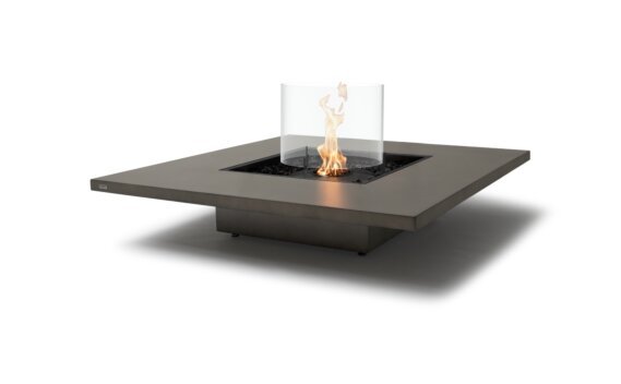Vertigo 50 Fire Pit - Ethanol - Black / Natural / Optional fire screen by EcoSmart Fire