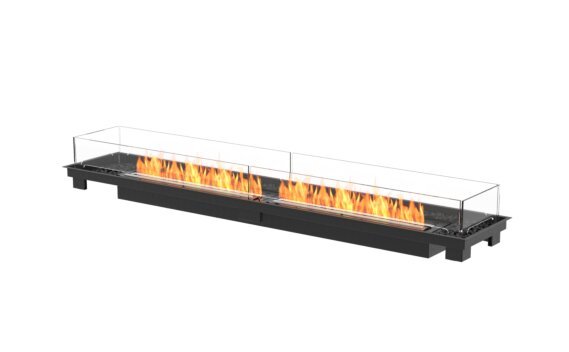 Linear 90 Fireplace Insert - Ethanol - Black / Black / Indoor Safety Tray by EcoSmart Fire
