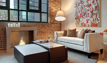 Private Residence - Designer fireplaces