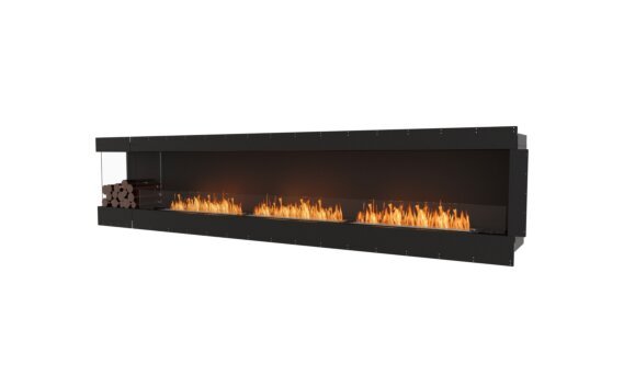 Flex 140LC.BXL Left Corner - Ethanol / Black / Uninstalled view - Logs not included by EcoSmart Fire
