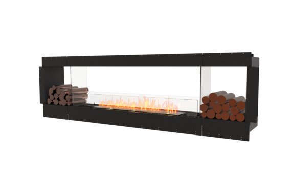 Flex 104DB.BX2 Double Sided - Ethanol / Black / Uninstalled view - Logs not included by EcoSmart Fire