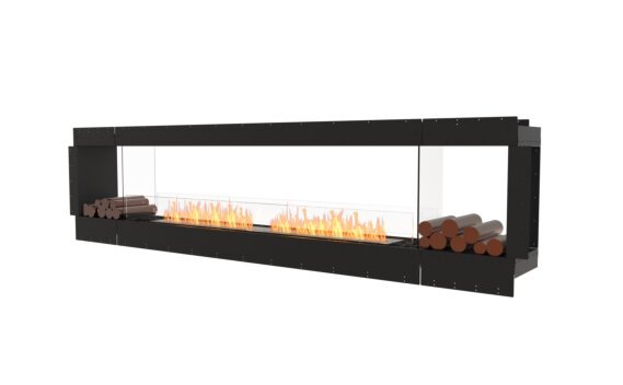 Flex 122DB.BX2 Double Sided - Ethanol / Black / Uninstalled view - Logs not included by EcoSmart Fire