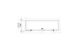 Ark 44 Fire Pit - Technical Drawing / Front by EcoSmart Fire