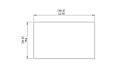 Bloc L6 Coffee Table - Technical Drawing / Top by Blinde Design