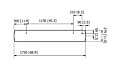 Weathershield 5 White HEATSCOPE® Accessorie - Technical Drawing / Front by Heatscope Heaters