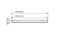Weathershield 5 White HEATSCOPE® Accessorie - Technical Drawing / Top by Heatscope Heaters