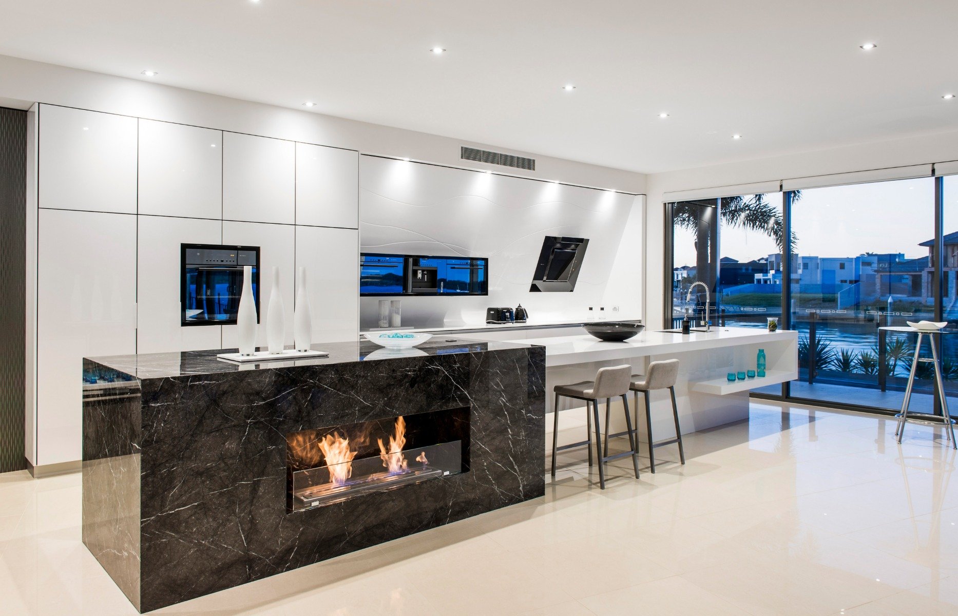 Trans-seasonal heating