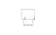 Pillar 3L Designer Fireplace - Technical Drawing / Side by EcoSmart Fire