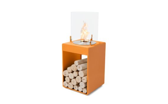 Pop 3T Designer Fireplace - Ethanol / Orange / *Logs not included by EcoSmart Fire