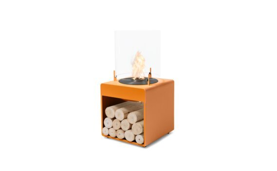 Pop 3L Designer Fireplace - Ethanol - Black / Orange / *Logs not included by EcoSmart Fire