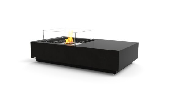 Manhattan 50 Fire Pit - Ethanol / Graphite / Optional Fire Screen by EcoSmart Fire