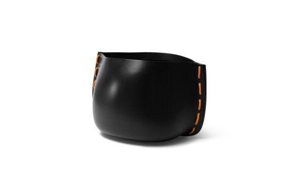 Stitch 50 Planter - Graphite / Orange by Blinde Design