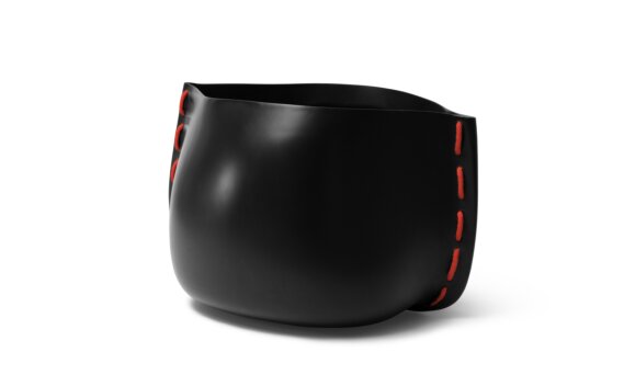 Stitch 100 Planter - Graphite / Red by Blinde Design