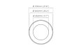 Classic 75 Planter - Technical Drawing / Top by Blinde Design