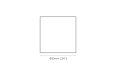 Cube 24 Coffee Table - Technical Drawing / Top by Blinde Design