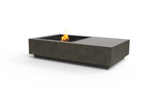 Manhattan 50 Fire Pit - Ethanol - Black / Natural by EcoSmart Fire