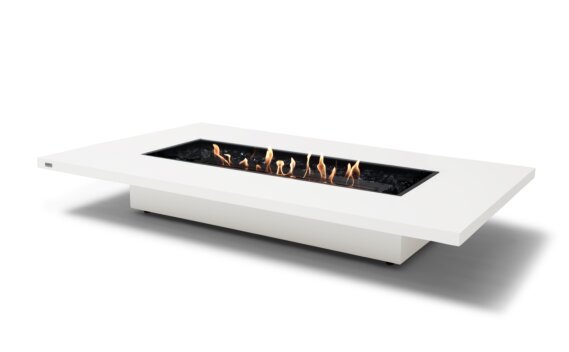 Daiquiri 70 Fire Pit - Ethanol - Black / Bone / Look without screen by EcoSmart Fire