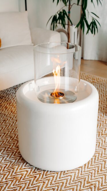 Residential Setting - Designer fireplaces