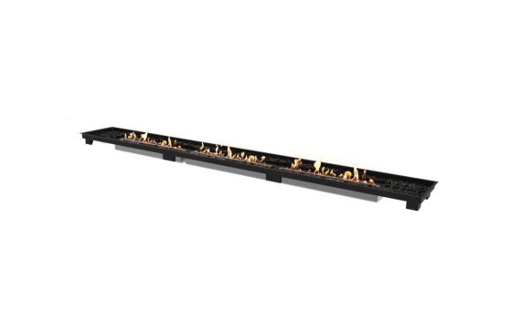 Linear 130 Fireplace Insert - Ethanol - Black / Black by EcoSmart Fire
