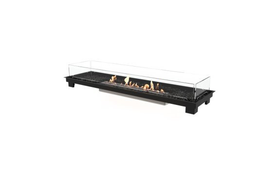 Linear 65 Fire Pit Kit - Ethanol - Black / Black by EcoSmart Fire