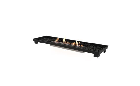 Linear 65 Fire Pit Kit - Ethanol - Black / Black by EcoSmart Fire