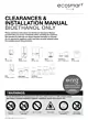 Clearances & Installation Manual